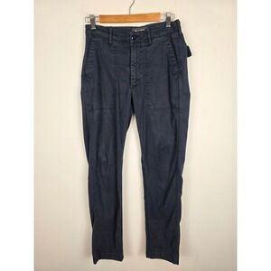 DU/ER Live Free Field Pants Men Navy Blue Work Style Cargo Pocket Size 30x32